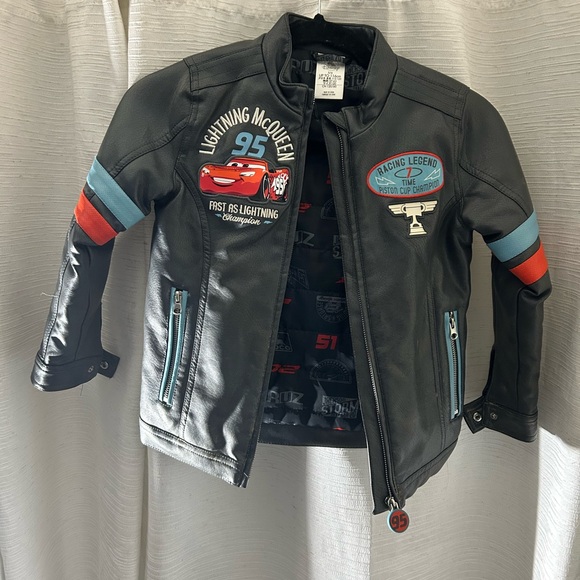 Disney Kids Leather Jacket Black Age 4Y main image 1